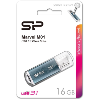 Флеш-память Silicon Power Marvel M01, 16Gb, USB 3.2 G1, с, SP016GBUF3M01V1B