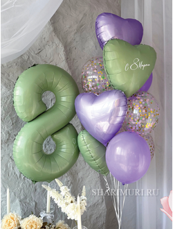 Набор шаров #2 на 8 марта