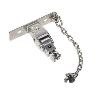 Шарнирный подвес для качелей гнездо KBT повышенной прочности, на плоском основании, нерж. сталь,  со страхующим элементом, арт. 817.002.040.001