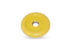 Диск обрезиненный желтый 26 мм MB BARBELL 1,25 кг в Воронеже