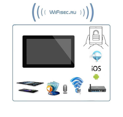 Novicam FREEDOM 10 FHD WIFI/LAN  видеодомофон 10" с сенсорным экраном, c переадресацией на смартфон с DVR   (Smart Life/Tuya Smart)