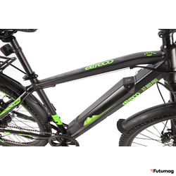 Электровелосипед Eltreco XT 800 Pro (Серо-зеленый)