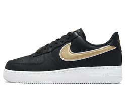Кроссовки Nike Air Force 1 '07 женские Essential Black Metallic Gold DD1523-001