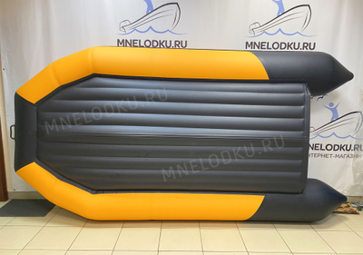 Моторная лодка Таймень NX 3600 НДНД PRO MAX оранжевый/черный днище