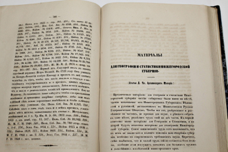 Сборник статистических сведений о России. Книжка 3. Изданная под ред. В.П.Безобразова. СПб.: Тип. Морского министерства, 1858