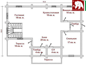 Проект 3-96, 280 кв.м., 10*15