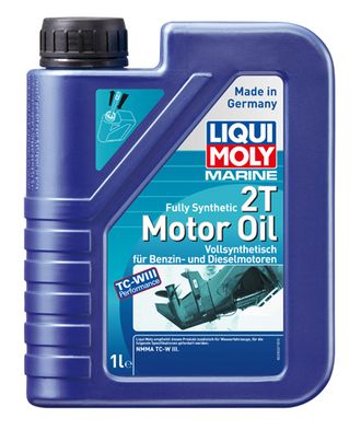 Синтетическое моторное масло для водной техники &quot;Marine Fully Synthetic 2T Motor Oil&quot; 1 л