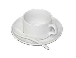 Кружка кофейная с блюдцем и ложкой купить в интернет-магазине Arthouse ...