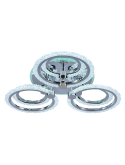 Люстра светодтодная Profit Light 8003/3+3 CHR 108W+8W RGB