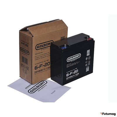 Аккумулятор для ИБП Gelbert 6-F-20 (12V20A/H C20)