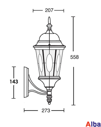Садово парковый светильник Astoria 401