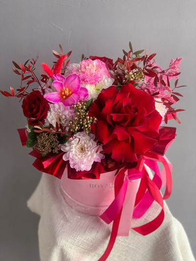 ЦВЕТОЧНАЯ КОМПОЗИЦИЯ В КОРОБКЕ "REVERIE"