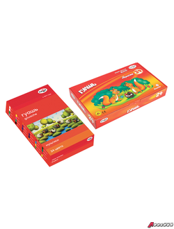 Гуашь ГАММА «Мультики», 24 цвета по 20 мл, картонная упаковка. 192306