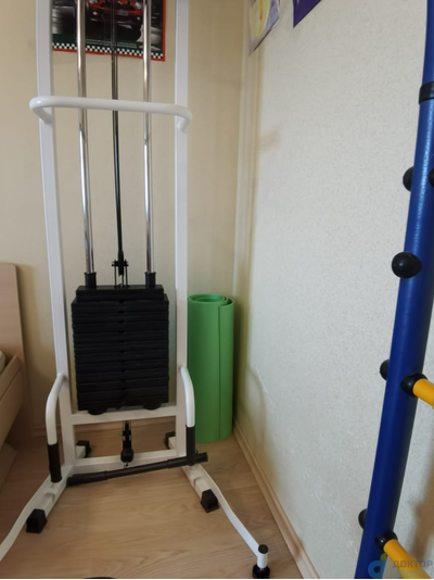 "Компакт" 60 кг со скамьей (металлические обрезиненные плиты)