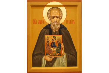 71. Св. прп. Андрей Рублев, иконописец, (30х40), Лариса Булычева
