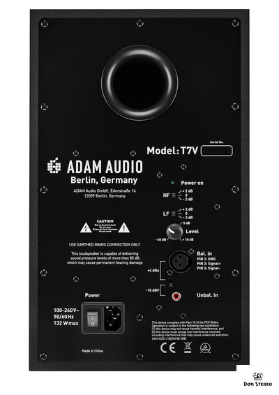 Фото (вид сзади) ADAM T7V