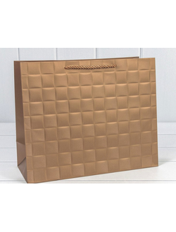 Пакет подарочный 3Д "Квадраты", 320*130*260мм