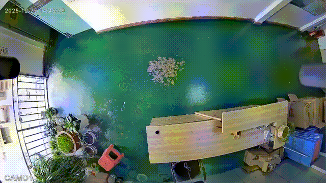 DE/VN-XMC40 Панорамная WiFi/LAN охранная видеокамера/датчик дыма. Ночное видение, интерком связь, с 