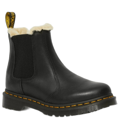 Dr Martens ботинки Leonore Chelsea черные зимние