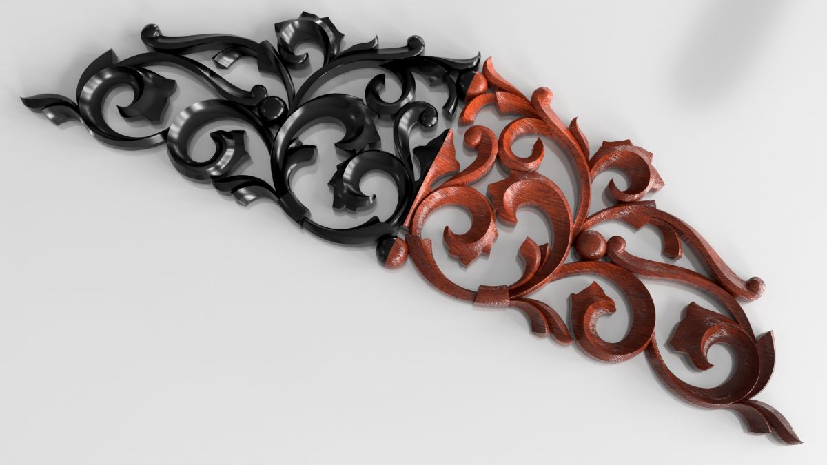 Carved pattern for CNC