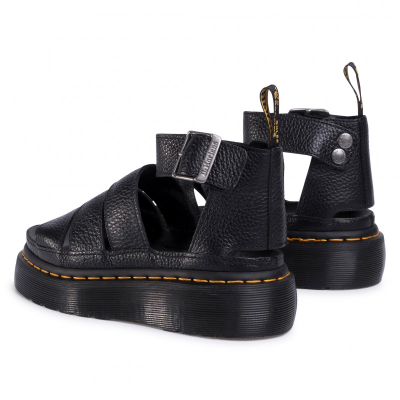 Dr. Martens Clarissa II Quad Platform Black Aunt Sally