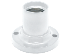 Патрон Ecola накладной прямой E27 Белый AB7STWEAY