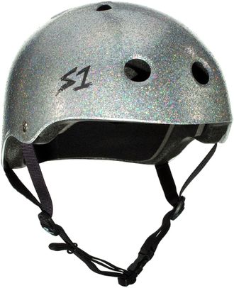 Купить защитный шлем S1 (SILVER GLOSS GLITTER) в Иркутске