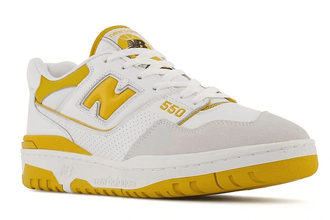 New Balance 550 Yellow (Желтые с белым) сбоку