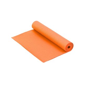 Коврик для фитнеса и йоги Larsen PVC оранжевый 173х61х0,4см 354070
