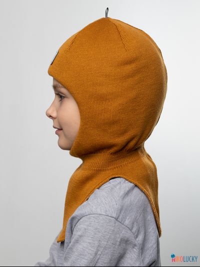 Шапка-шлем "NK"   20101-01, цвет горчичный р. 48-50