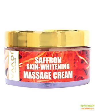 МАССАЖНЫЙ КРЕМ С ШАФРАНОМ И БАЗИЛИКОМ (Cream Skin Massage with Saffron &amp; Basil Oil, Vaadi Herbals)  50г