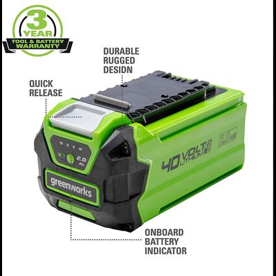 Аккумулятор Greenworks G40B2 2 Ач