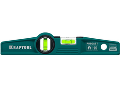 Магнитный литой уровень KRAFTOOL Procast 250 мм 34717-025