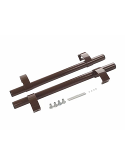 РД2-ПМК Ручка офисная прямая 500*30 RAL 8017 коричневый