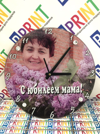 Печать на круглых часах