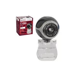 4714033630900  Камера Web DEFENDER C-090, чёрная, 0.3 Мп., USB 2.0, встроен. микрофон. (1/50)