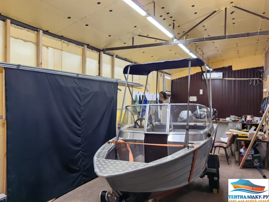 Биминитоп на лодку Вятбот 390