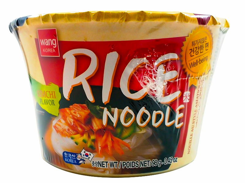 Лапша рисовая со вкусом кимчи "Rice Noodle with Kimchi flavor" 98 г. Rice Noodle лапша Wang. Лапша рисовая со вкусом кимчи Wang 98гр. Лапша Wang рисовая со вкусом кимчи 98 г Южная Корея. Рисовая лапша быстрого