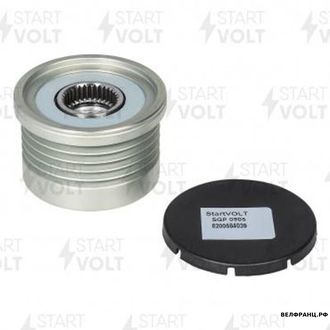 Шкив генератора 5PK с обгонной муфтой Renault Duster StartVolt аналог 535004810 8200584039