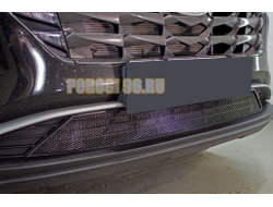 Защита радиатора Hyundai Tucson 2021- black низ