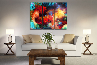 Модульная картина "Волшебный цвет"