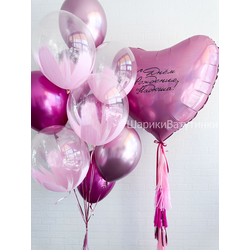 Набор "Перелив розового"