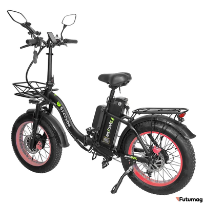 Электровелосипед Syccyba H2 DUAL красный