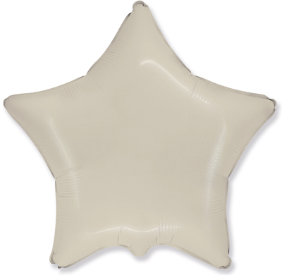 Звезда кремовая 45см