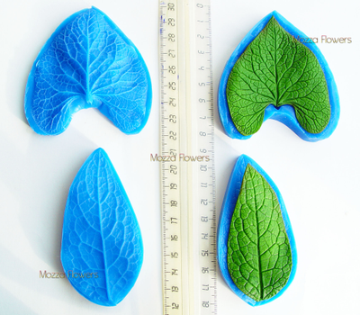 "Лист бруннеры " Силиконовый молд (вайнер)