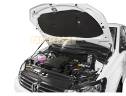 Амортизаторы капота, 2 шт. АвтоУпор для Volkswagen Polo Седан V / V рестайлинг 2009-2015 / 2014-