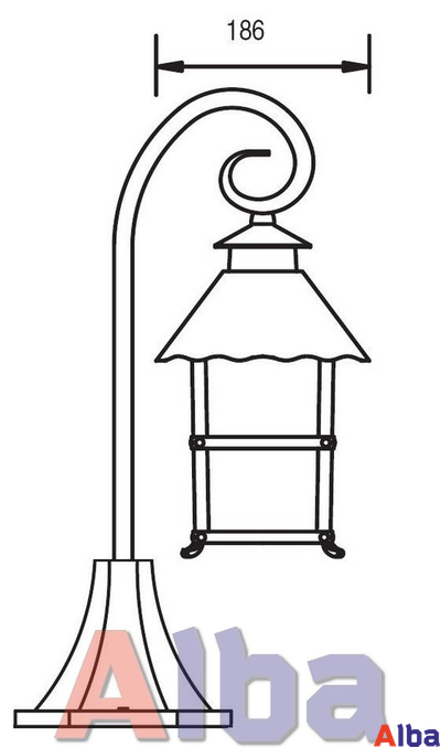 Caior 2 81404 18 Парковый светильник