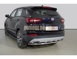 Защита задняя 42,4 мм ТСС для Changan CS55 2WD 1.5T 2022-