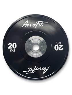 Aerofit AFBD 20кг Бамперные диски для кроссфита, черные