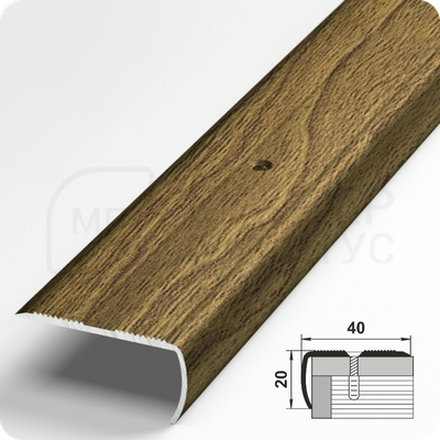 Порог угловой Лука ПУ 06.2700.R135 Дуб лионский